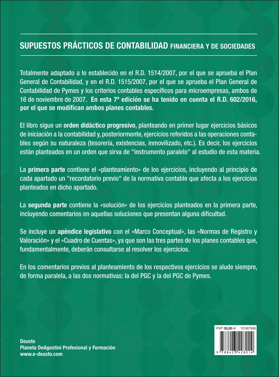 Supuestos prácticos de contabilidad financiera y de sociedades 2