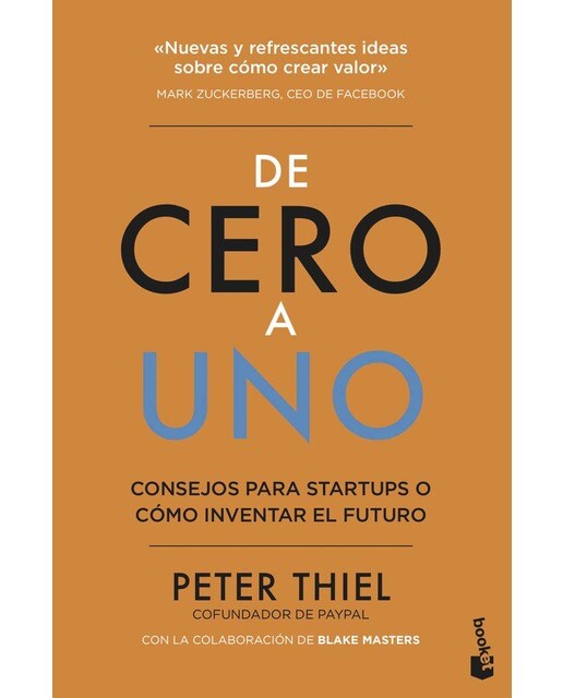 De cero a uno: Cómo inventar el futuro(Bolsillo) (Tapa blanda) 1