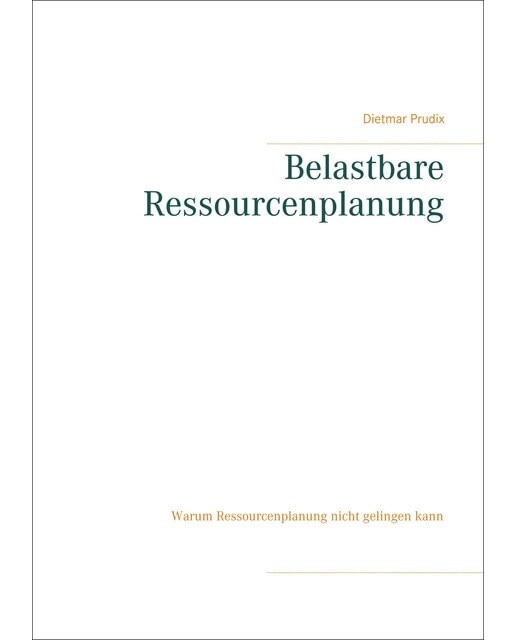 Belastbare Ressourcenplanung 1
