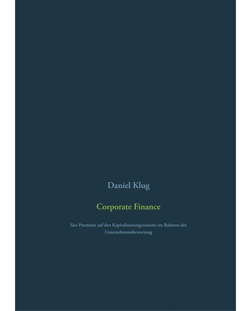 Corporate Finance 1