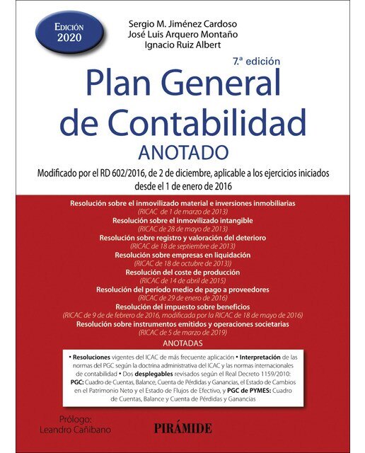 Plan General de Contabilidad ANOTADO: Modificado (Capa mole) 1