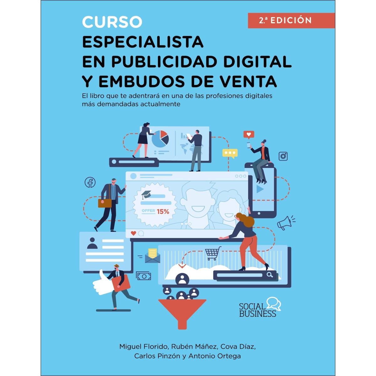 Imagem 0 de Curso especialista en publicidad digital y embudos de venta (Capa mole com abas)