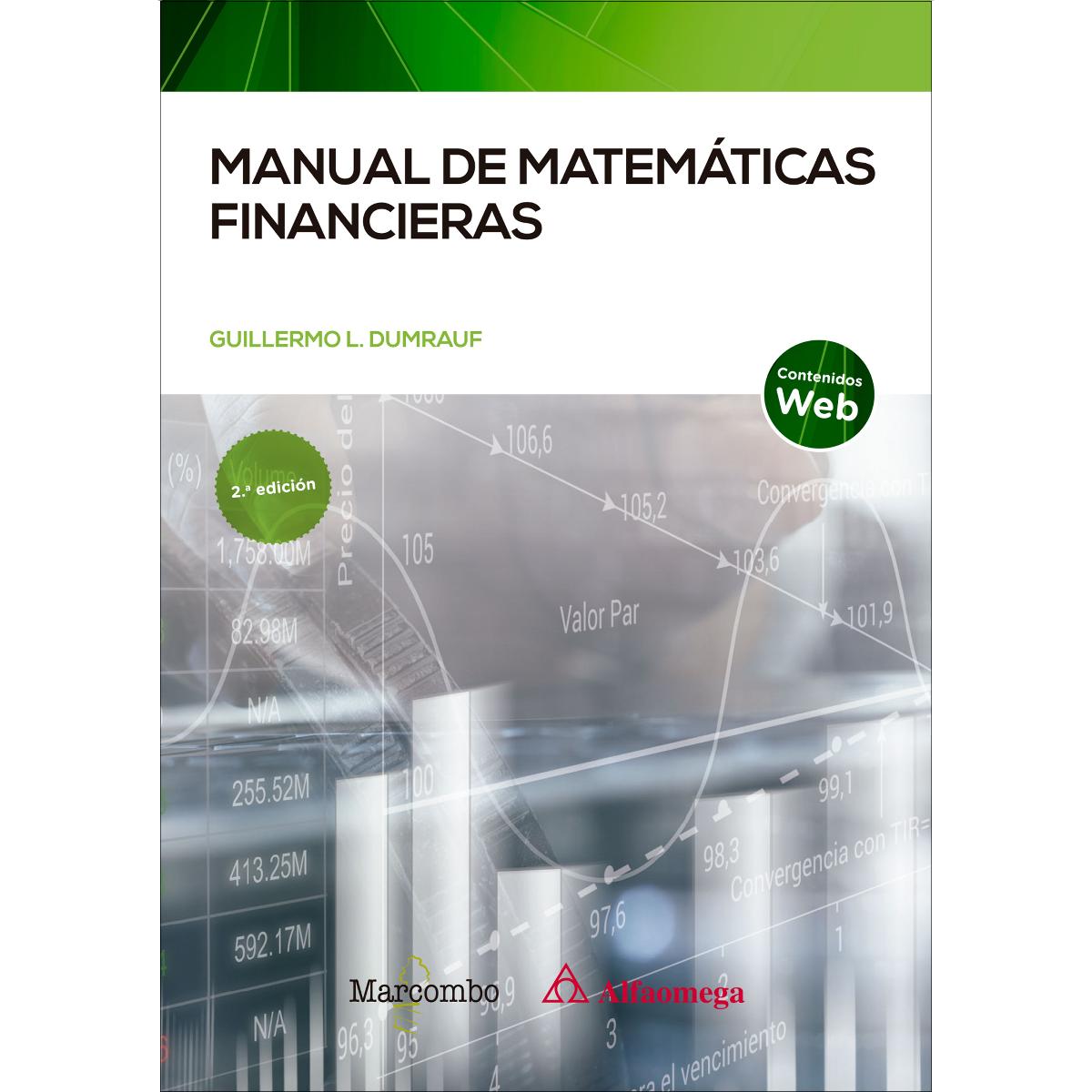 Manual de matemáticas financieras(Tapa blanda) 1