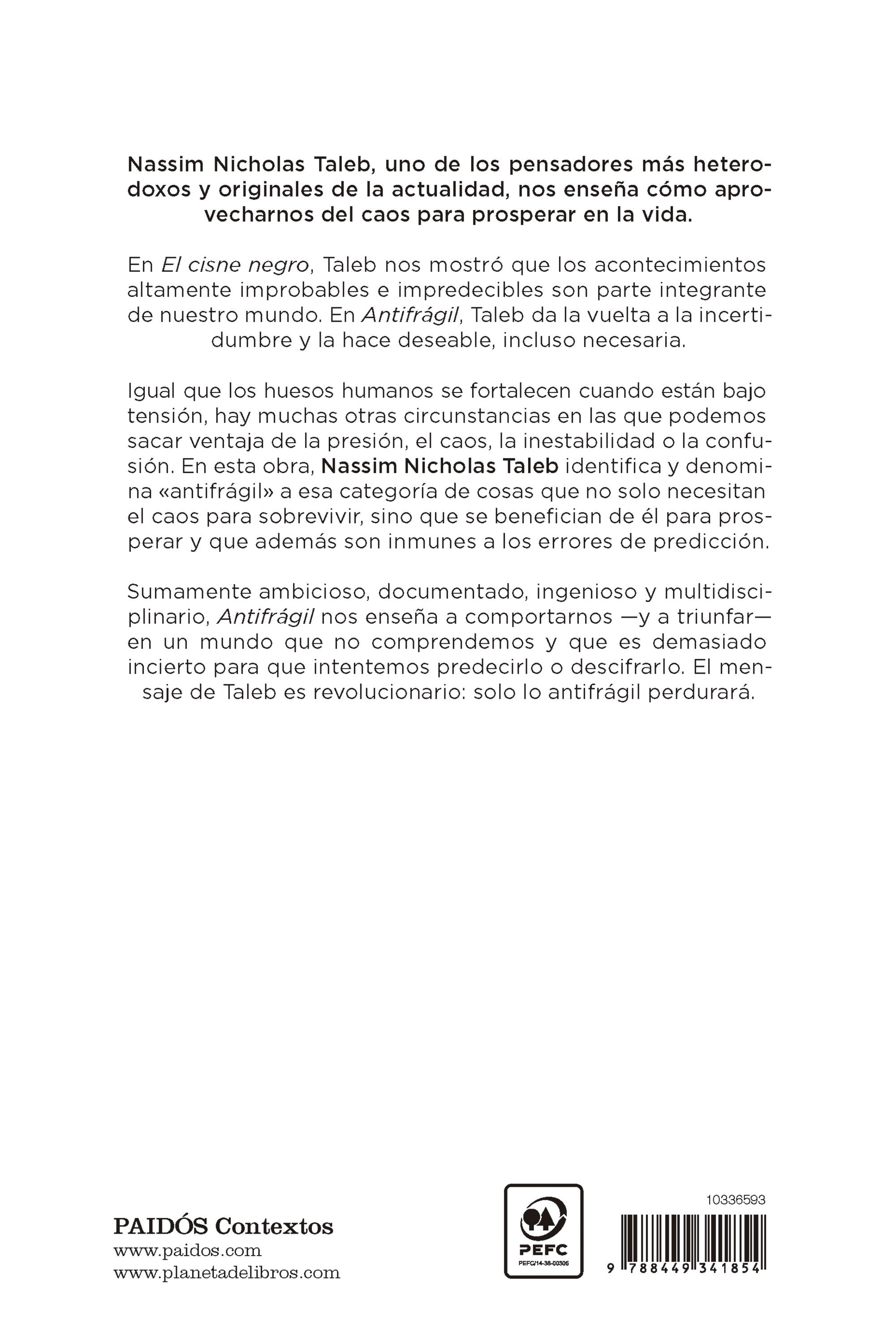 Antifrágil: Las cosas que se benefician del desorden (Capa mole com abas) 2