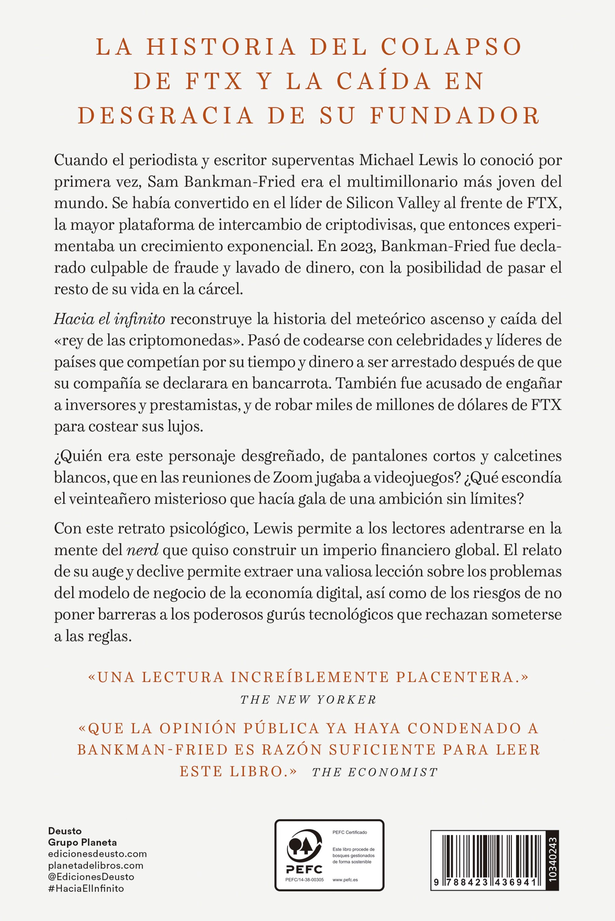Hacia el infinito: Ascenso y caída de Sam Bankman-Fried, fundador de FTX (Capa mole com abas) 2