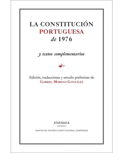 La constitución portuguesa de 1976: y textos complementarios (Capa mole) 1
