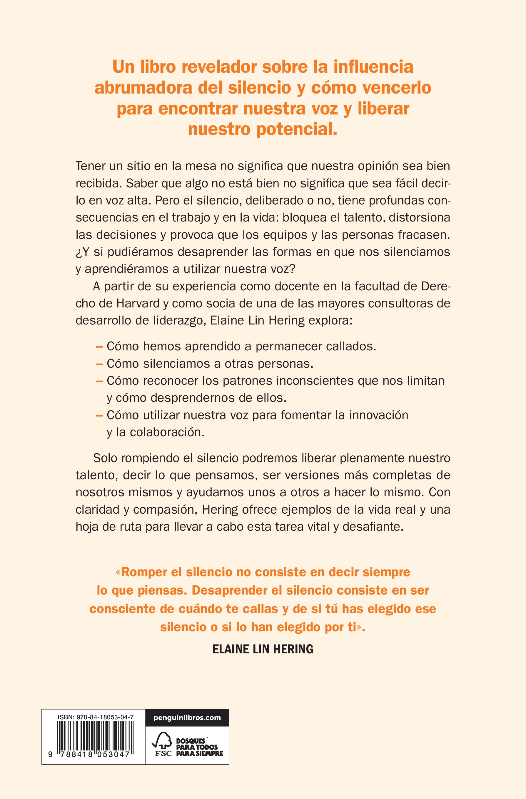 Rompe tu silencio: Di lo que piensas, despliega tu talento y lidera con valentía (Capa mole) 2