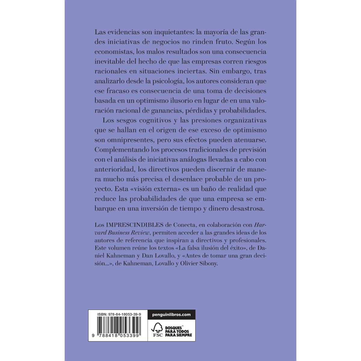 Imagen 0 de La falsa ilusión del éxito (Imprescindibles): Cómo el optimismo socava las decisiones ejecutivas  (Tapa blanda)