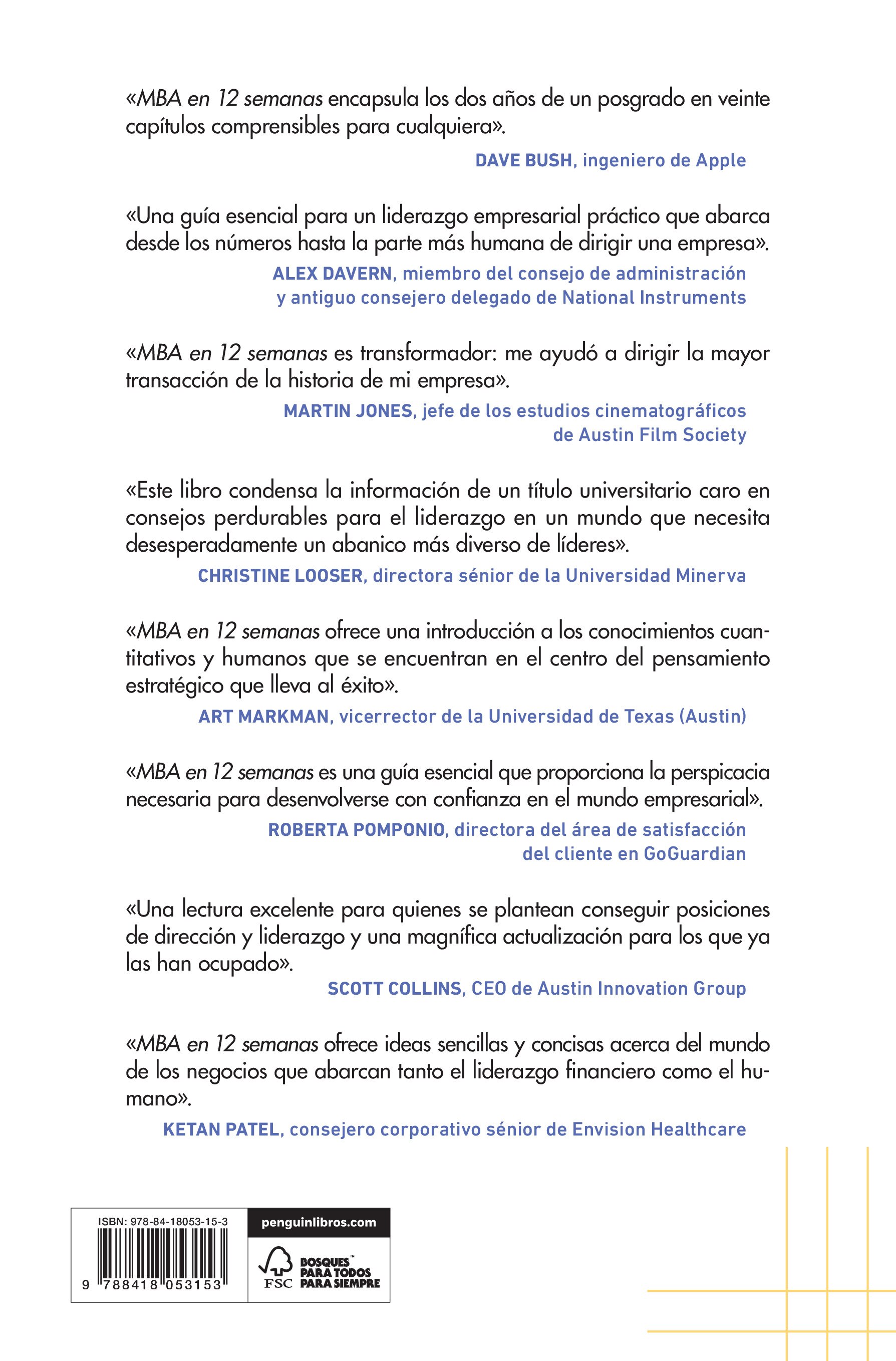 MBA en 12 semanas: Aprende las habilidades necesarias para liderar en los negocios de hoy (Capa mole) 2