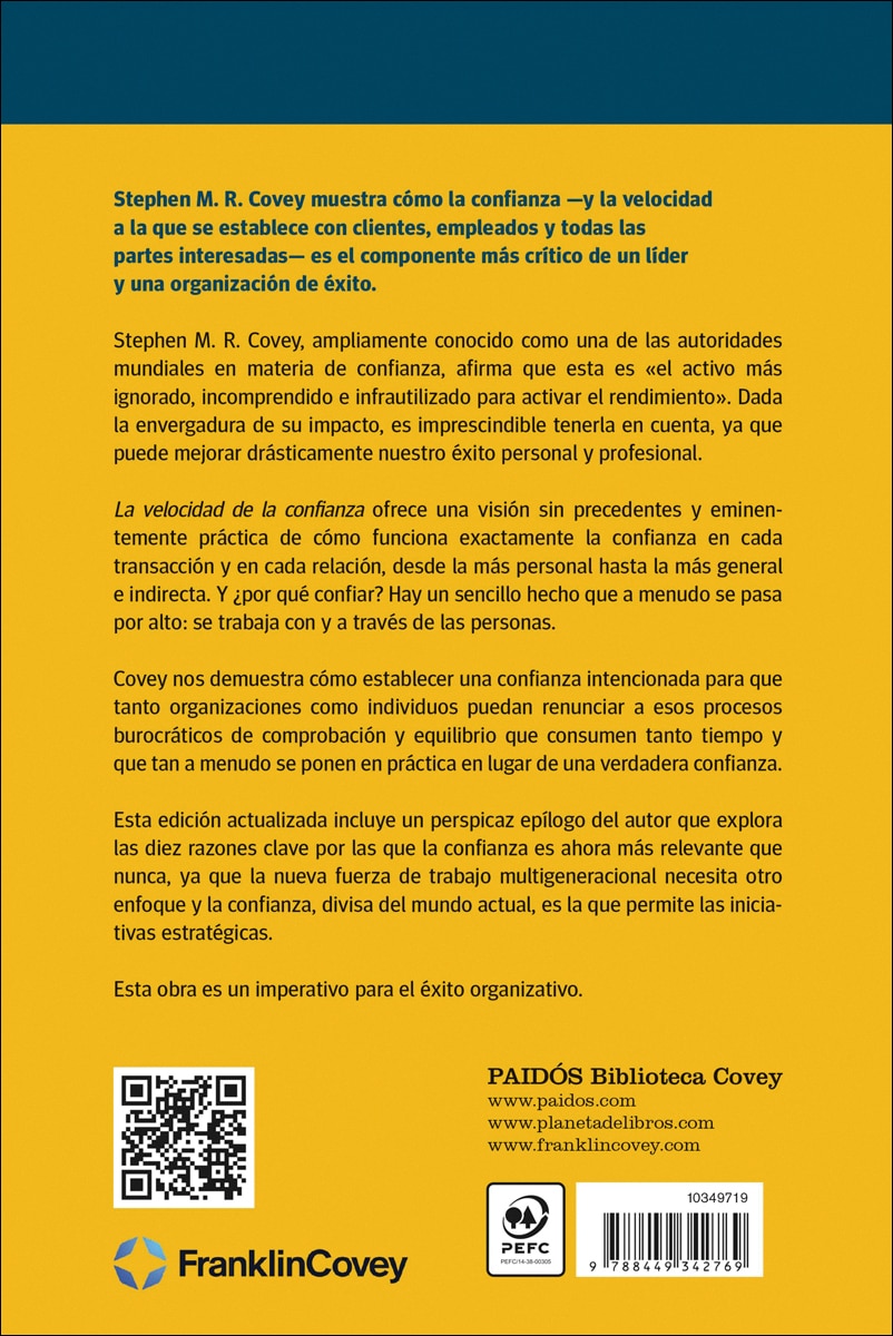La velocidad de la confianza: El valor que lo cambia todo (Capa mole com abas) 2