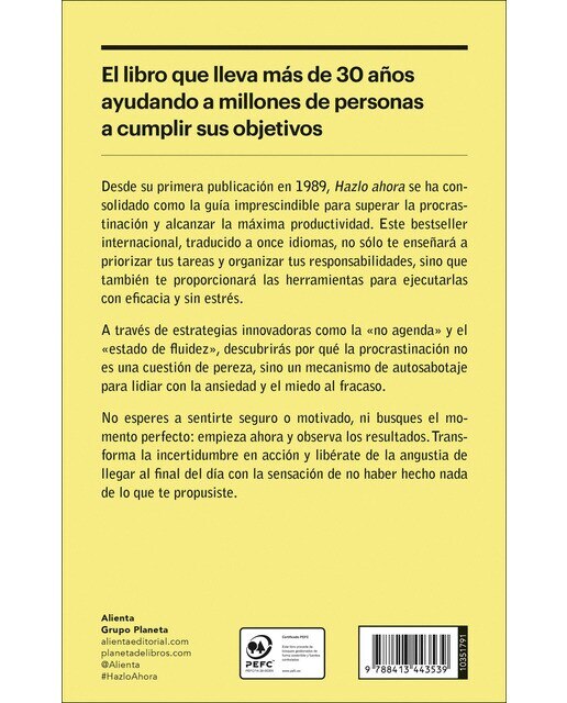 Hazlo ahora: Supera la procrastinación y saca provecho de tu tiempo (Capa mole com abas) 1