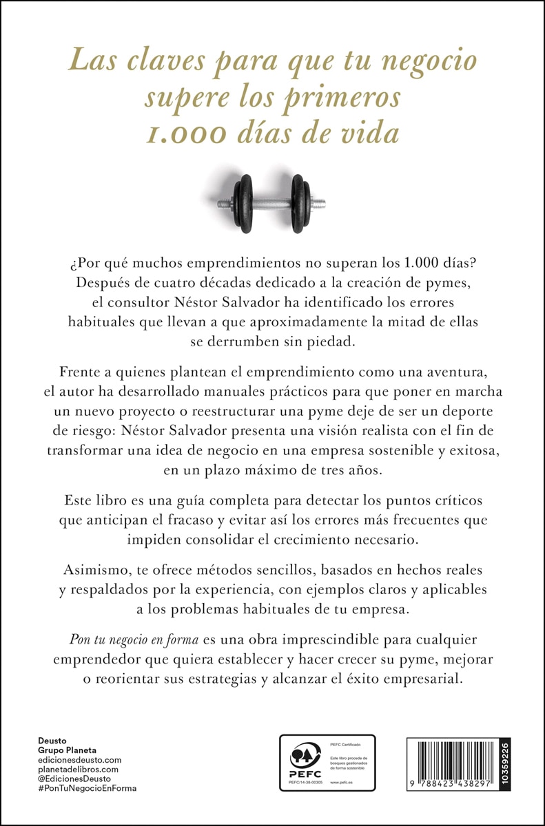 Pon tu negocio en forma: Todo lo que necesitas saber y hacer para que tu empresa se dispare (Capa mole com abas) 2