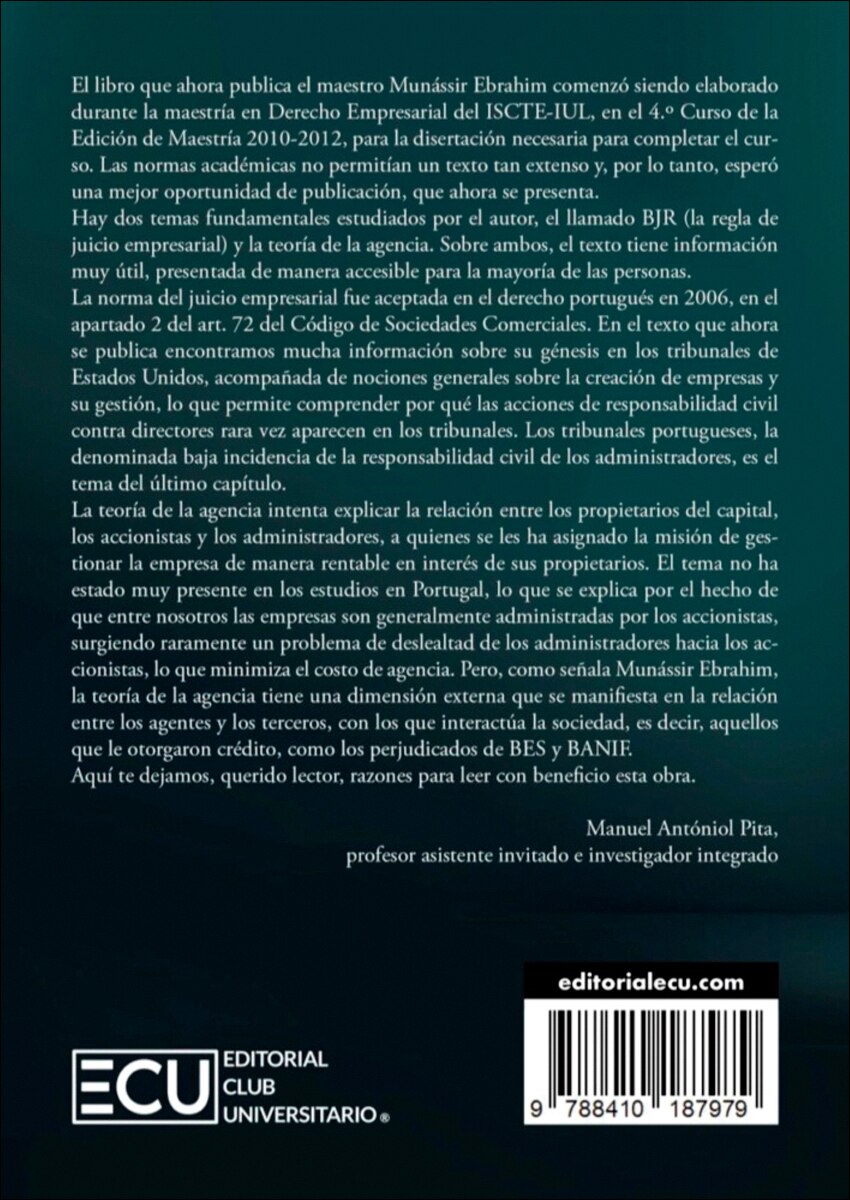LA REGLA DEL JUICIO EMPRESARIAL Y EL GOB  (Tapa dura Tapa blanda) 2