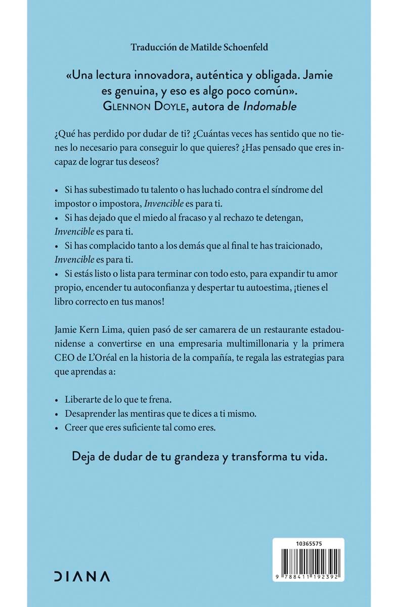 Invencible: Rompe con la idea de que no eres suficiente (Capa mole com abas) 2