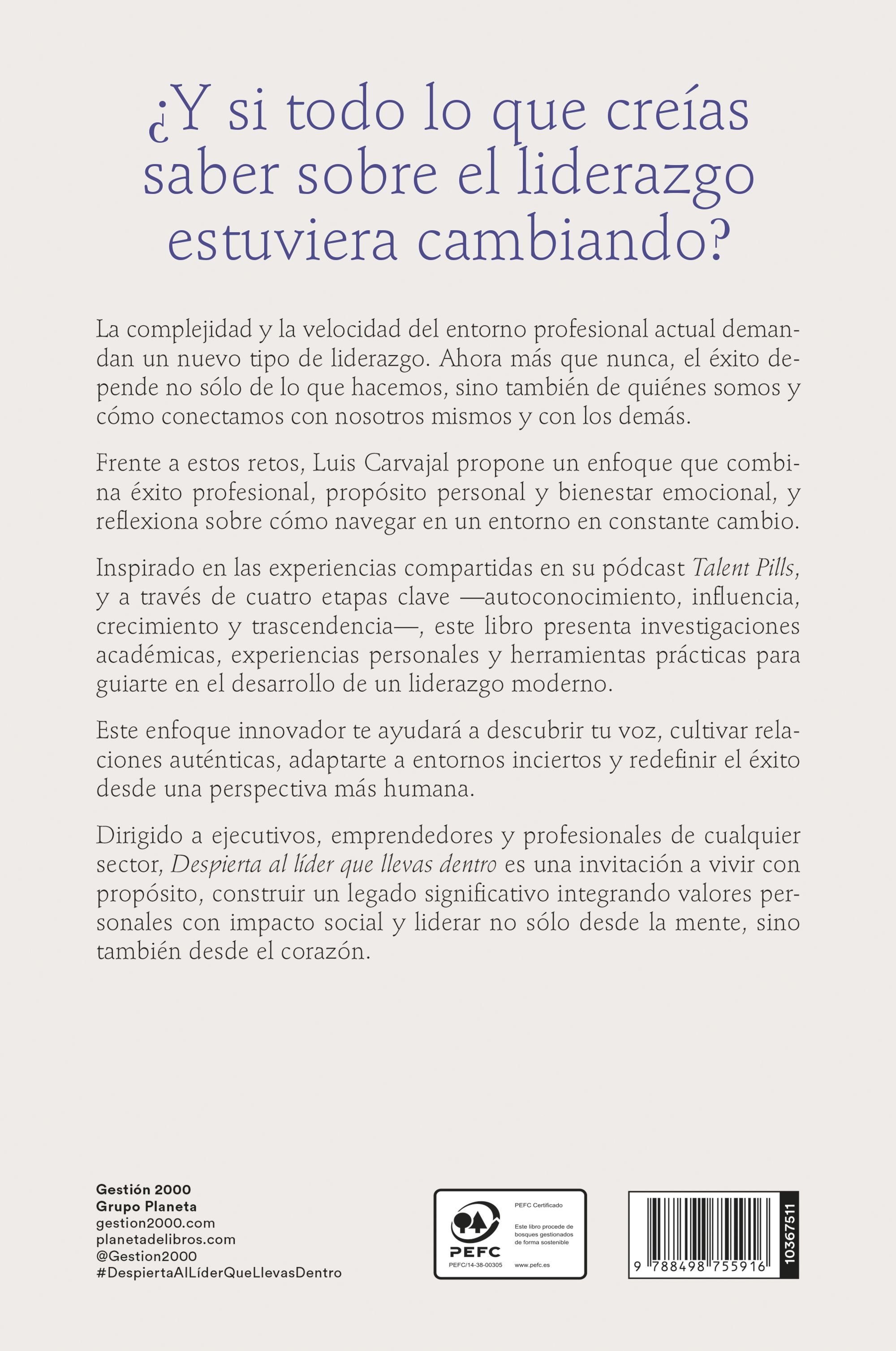 Despierta al líder que llevas dentro: Amplía horizontes en busca de lo esencial (Capa mole com abas) 2