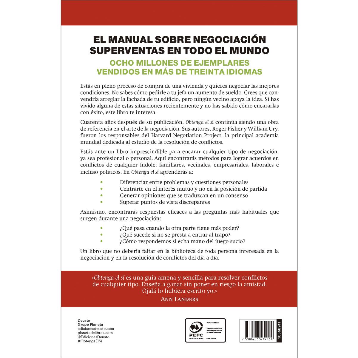 Obtenga el sí: El arte de negociar sin ceder (Capa mole com abas) 2