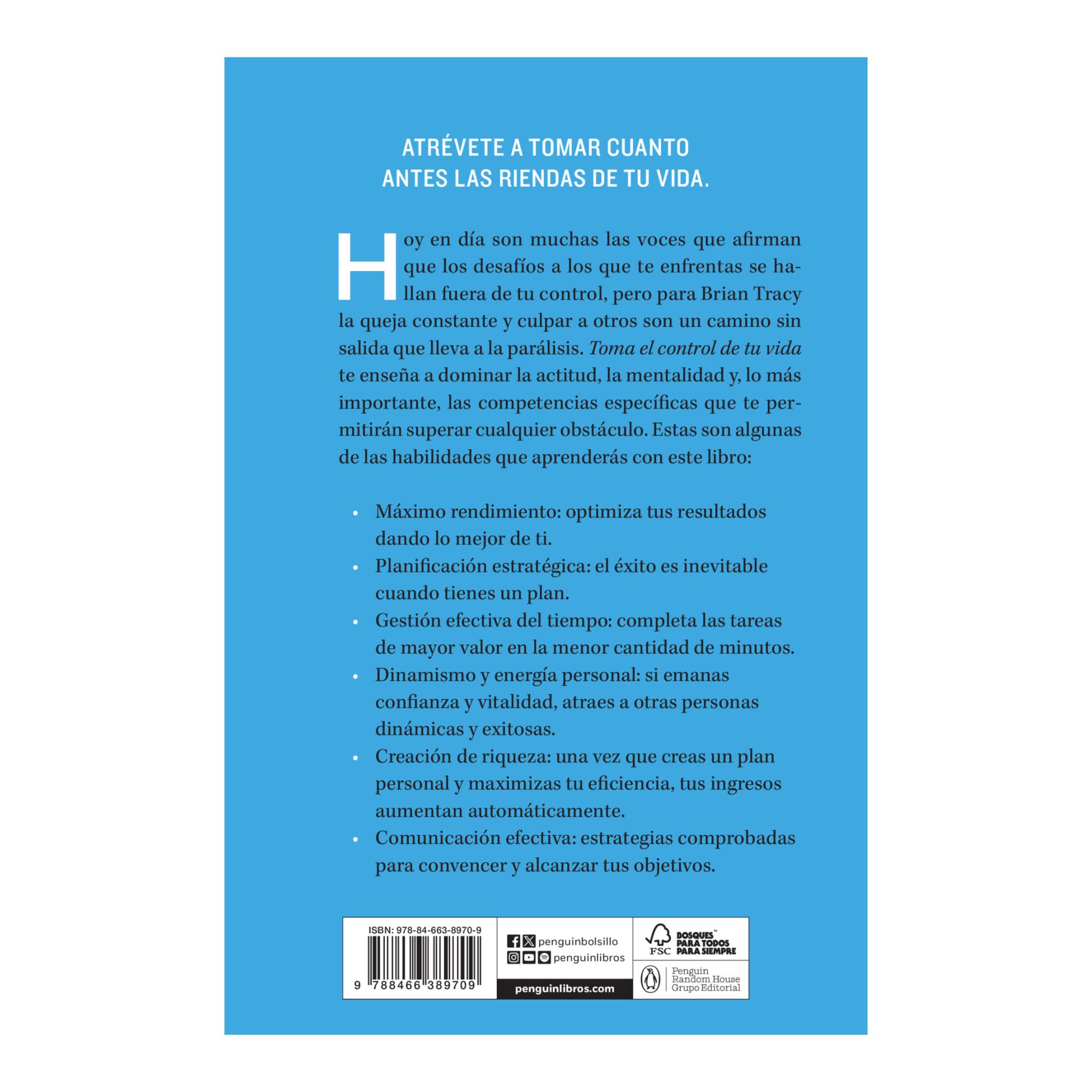 Toma el control de tu vida: Aprende las 12 habilidades esenciales para obtener el éxito (Bolso) 2