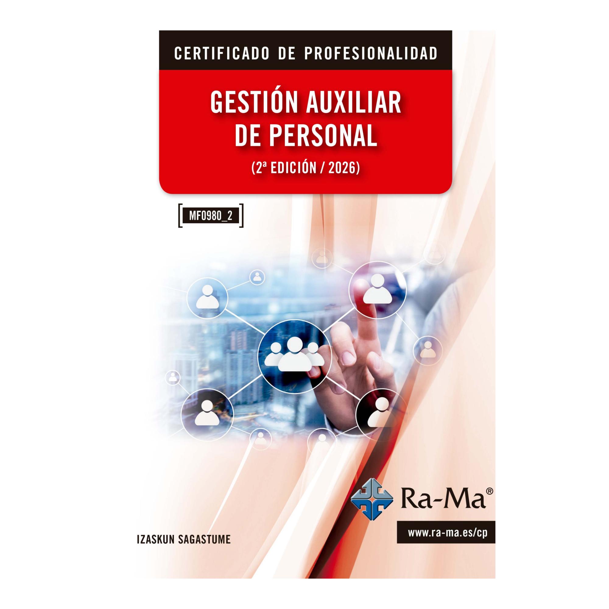 Gestión auxiliar de personal. 2ª Edición - 2026