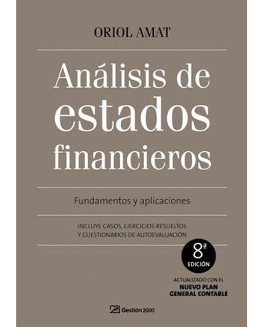 Imagen 1 de Análisis de estados financieros: Fundamentos y aplicaciones. 8ª Edición (Tapa blanda)