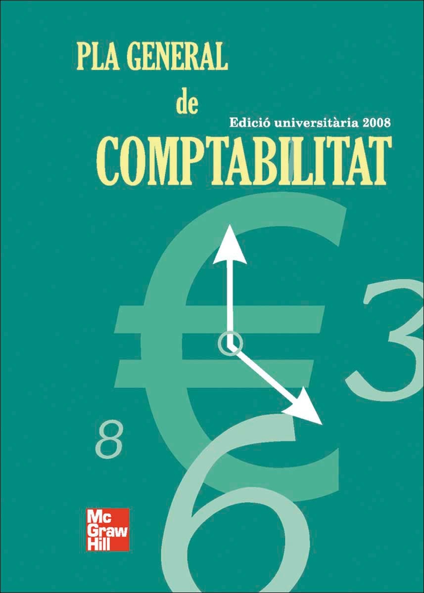 Pla General de Comptabilitat. Edicio universitaria (Capa mole) 1