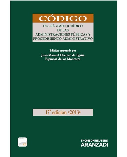 Régimen Jurídico de las Administraciones Públicas y Procedimiento Administrativo