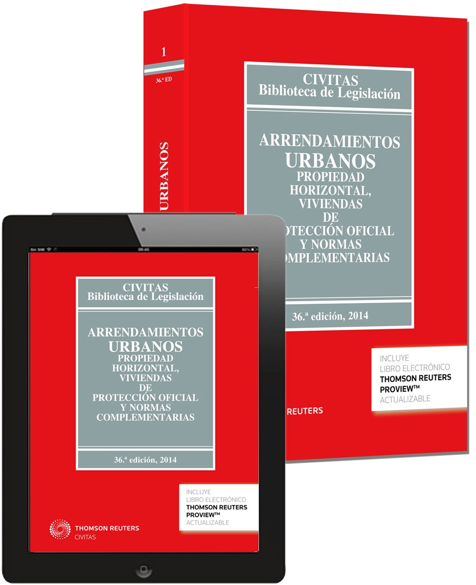Imagem 0 de Arrendamientos Urbanos, Propiedad Horizontal, Viviendas de Protección Oficial y Normas Complementarias (Papel + e-book)