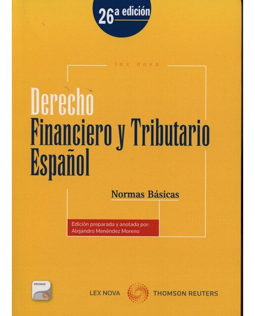 Imagen 0 de Derecho Financiero y Tributario Español. Normas básicas (Papel + e-book)