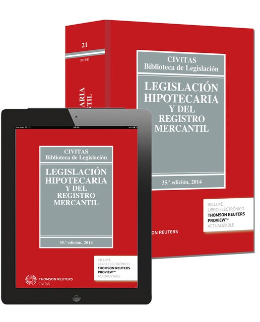 Imagen 0 de Legislación Hipotecaria y del Registro Mercantil (Papel + e-book)