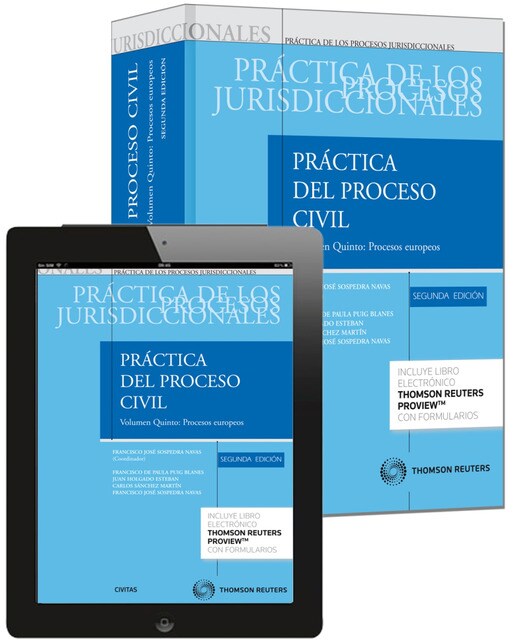 Práctica del Proceso Civil. Tomo I. Volumen 5º. Procesos europeos (Papel + e-book): (ver en observaciones) 1