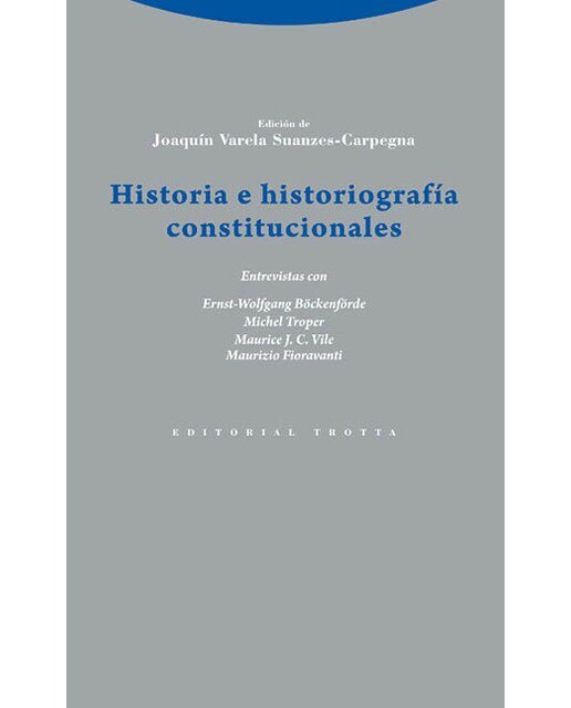 Historia e historiografía constitucionales(Tapa blanda) 1