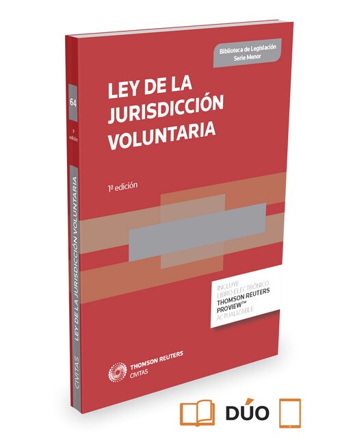 Imagem 0 de Ley de la Jurisdicción Voluntaria (Papel + e-book)
