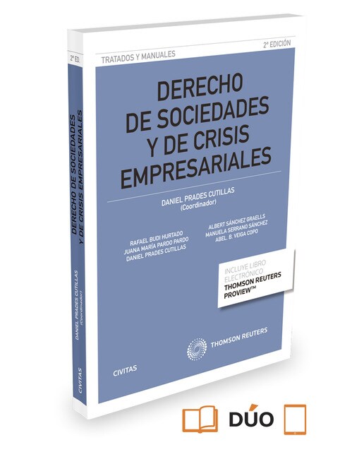 Imagem 0 de Derecho de Sociedades y de Crisis Empresariales (Papel + e-book)