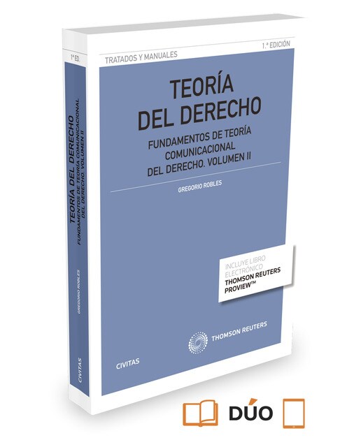 Teoría del derecho (Volumen II) (Papel + e-book): Fundamentos de teoría comunicacional del derecho 1