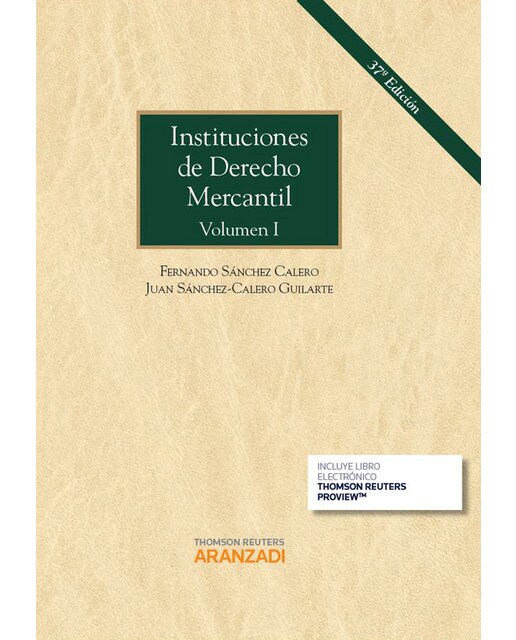 Imagem 0 de Instituciones de Derecho Mercantil. Volumen I (Papel + e-book) (Capa mole)
