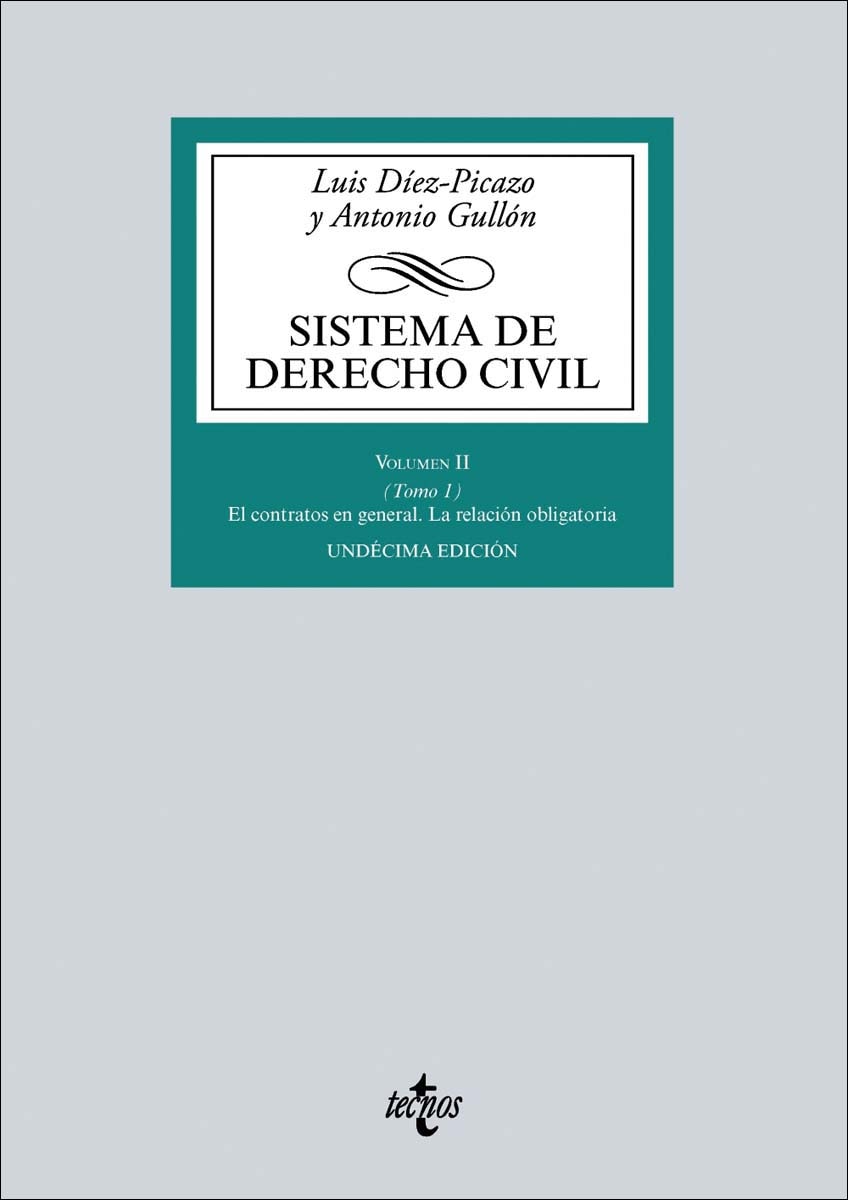 Imagem 0 de Sistema de Derecho Civil: Volumen II (Tomo 1) El contrato en general. La relación obligatoria (Capa mole)