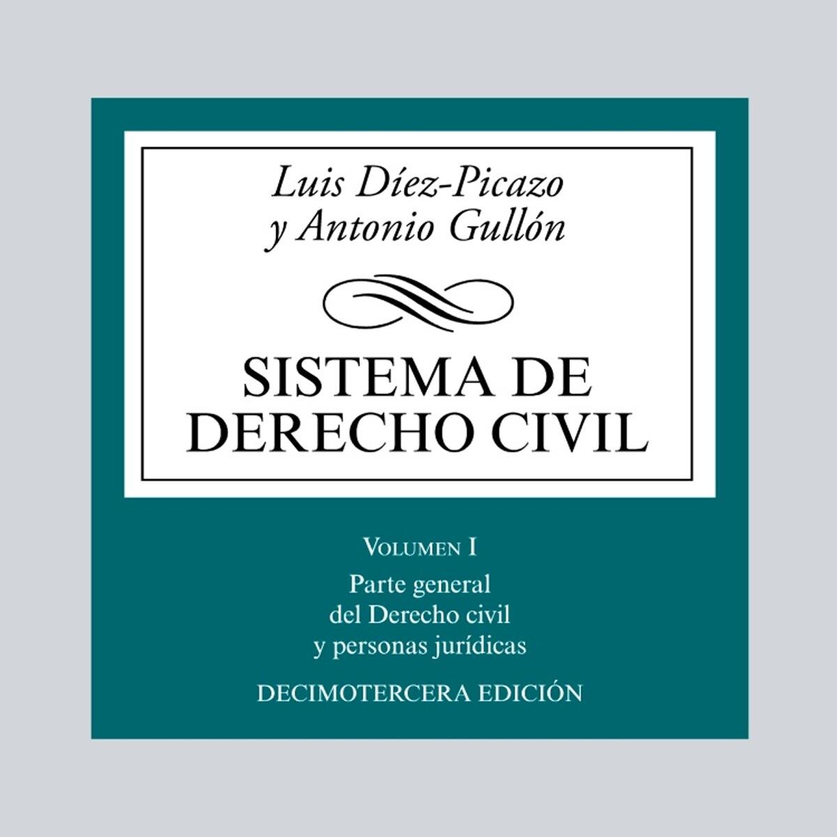 Sistema de Derecho Civil: Volumen I. Parte general del Derecho civil y personas jurídicas (Capa mole) 1