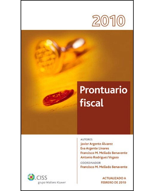 Prontuario fiscal 2010 (Tapa blanda) 1