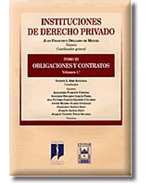 Instituciones de Derecho Privado. Tomo III. Obligaciones y contratos. Vol. 1º (Capa mole) 1