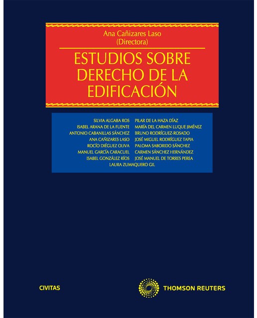 Estudios sobre derecho de la edificación(Tapa dura) 1