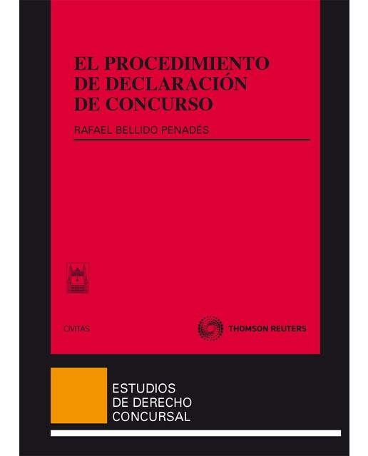 El procedimiento de declaración de concurso(Tapa blanda) 1