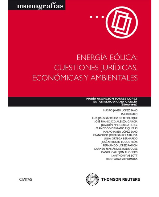 Energía eólica: Cuestiones jurídicas, económicas y ambientales (Capa mole) 1