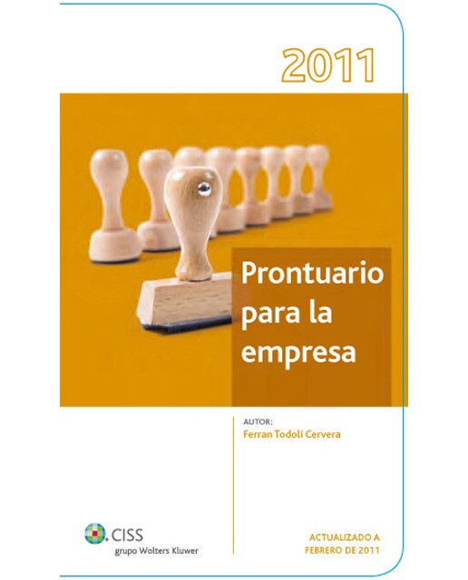 Prontuario para la empresa 2011 (Tapa blanda) 1
