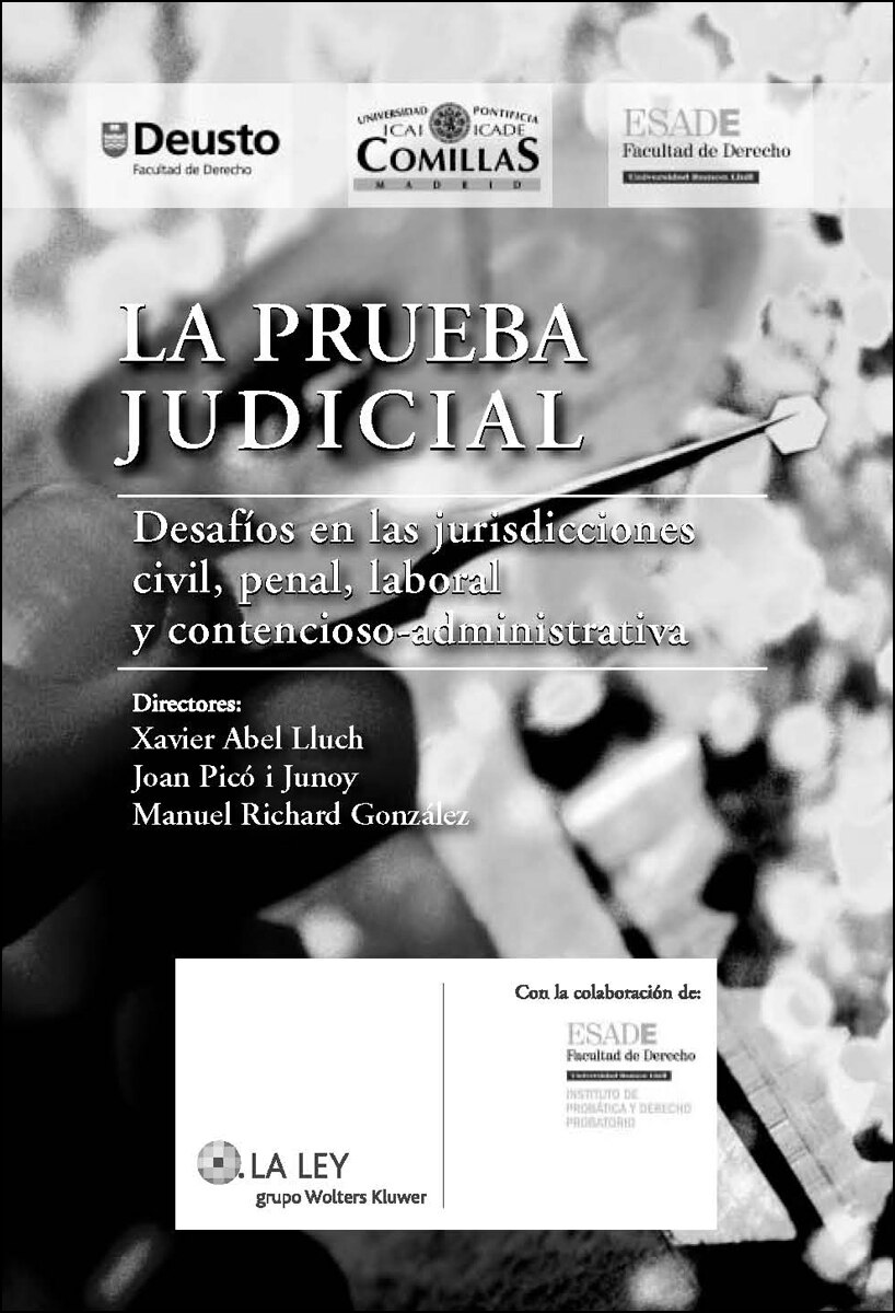 La prueba judicial: Desafíos en las jurisdicciones civil, penal, laboral y contencioso-administrativa (Tapa dura) 1
