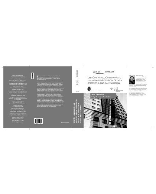 Gestión e inspección del Impuesto sobre el Incremento del Valor de los Terrenos de Naturaleza Urbana (2.ª edición) (Capa mole com abas) 1