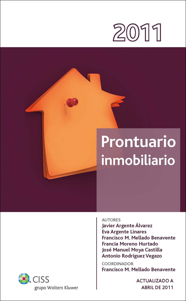 Prontuario inmobiliario 2011 (Tapa blanda) 1