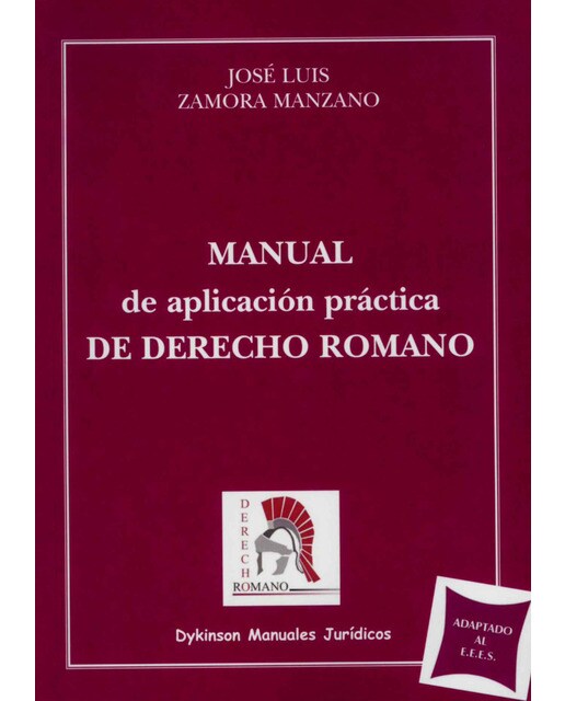 Imagem 0 de Manual De Aplicacion Practica Derecho Romano