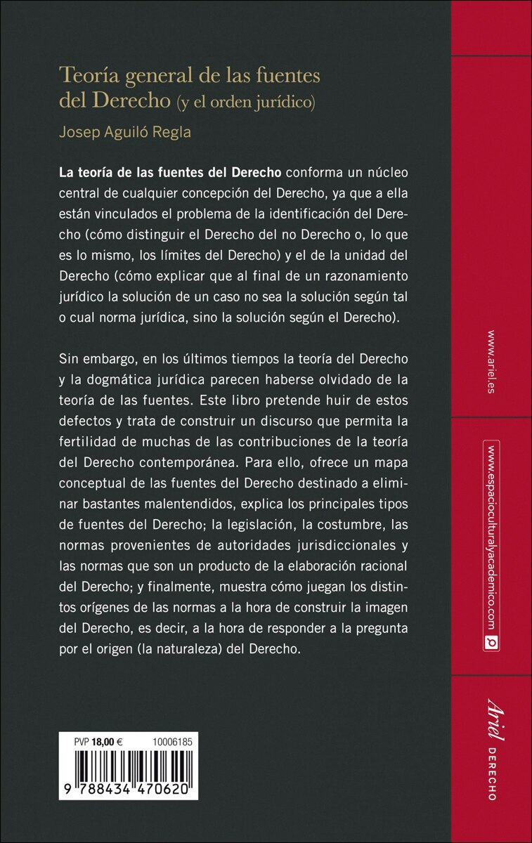 Teoría general de las fuentes del Derecho: (y el orden jurídico) (Capa mole com abas) 2