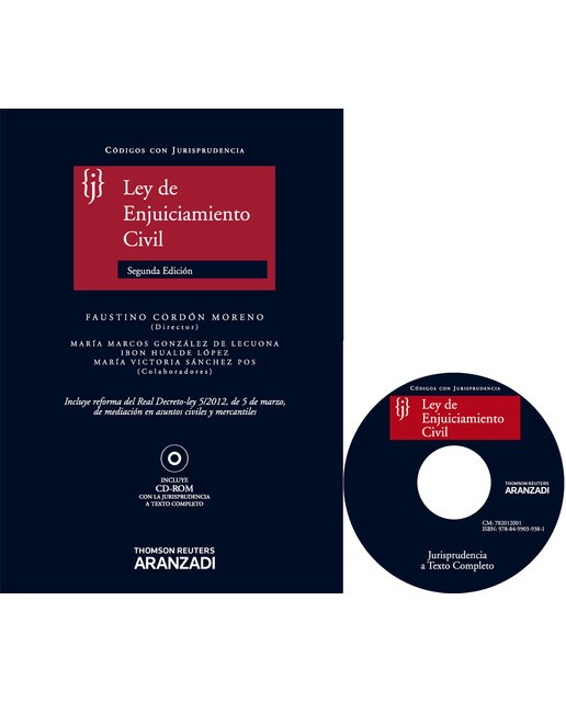 Ley de Enjuiciamiento Civil: Incluye CD (Capa dura) 1