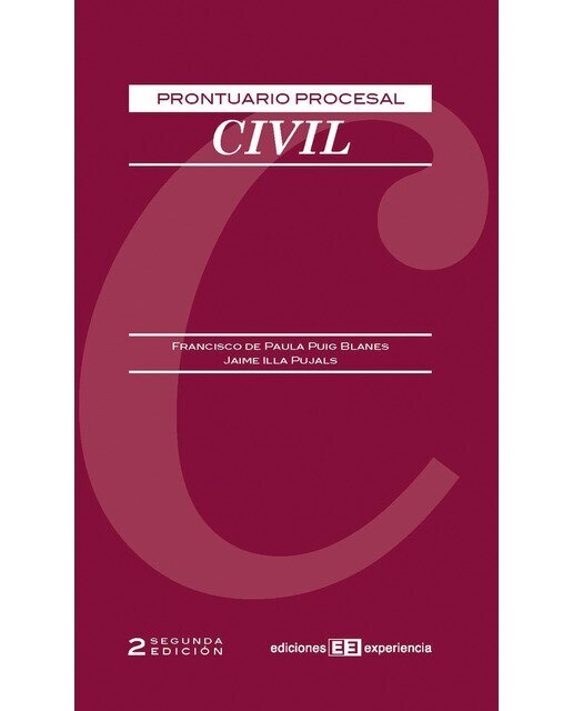 Imagem 0 de Prontuario procesal civil(Tapa dura)