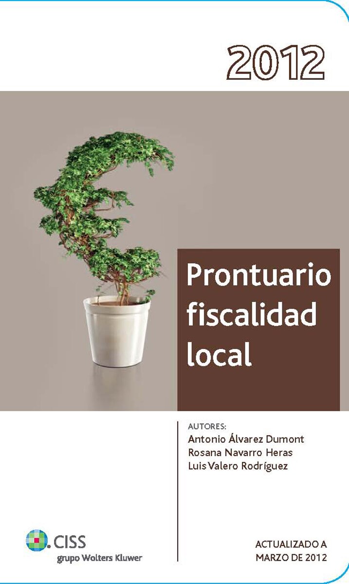 Prontuario fiscalidad local 2012 (Tapa blanda) 1